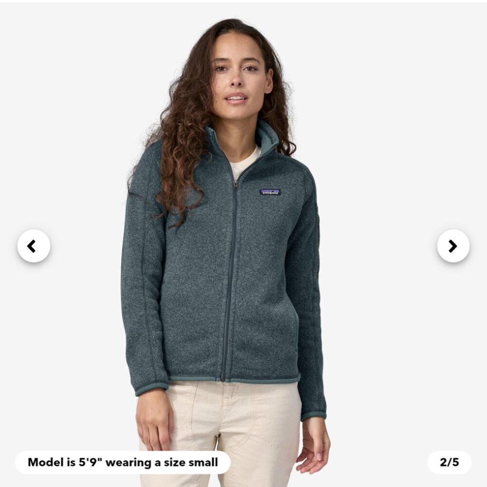 NWOT Patagonia Better Sweater Women's Jacket Nouveau Green